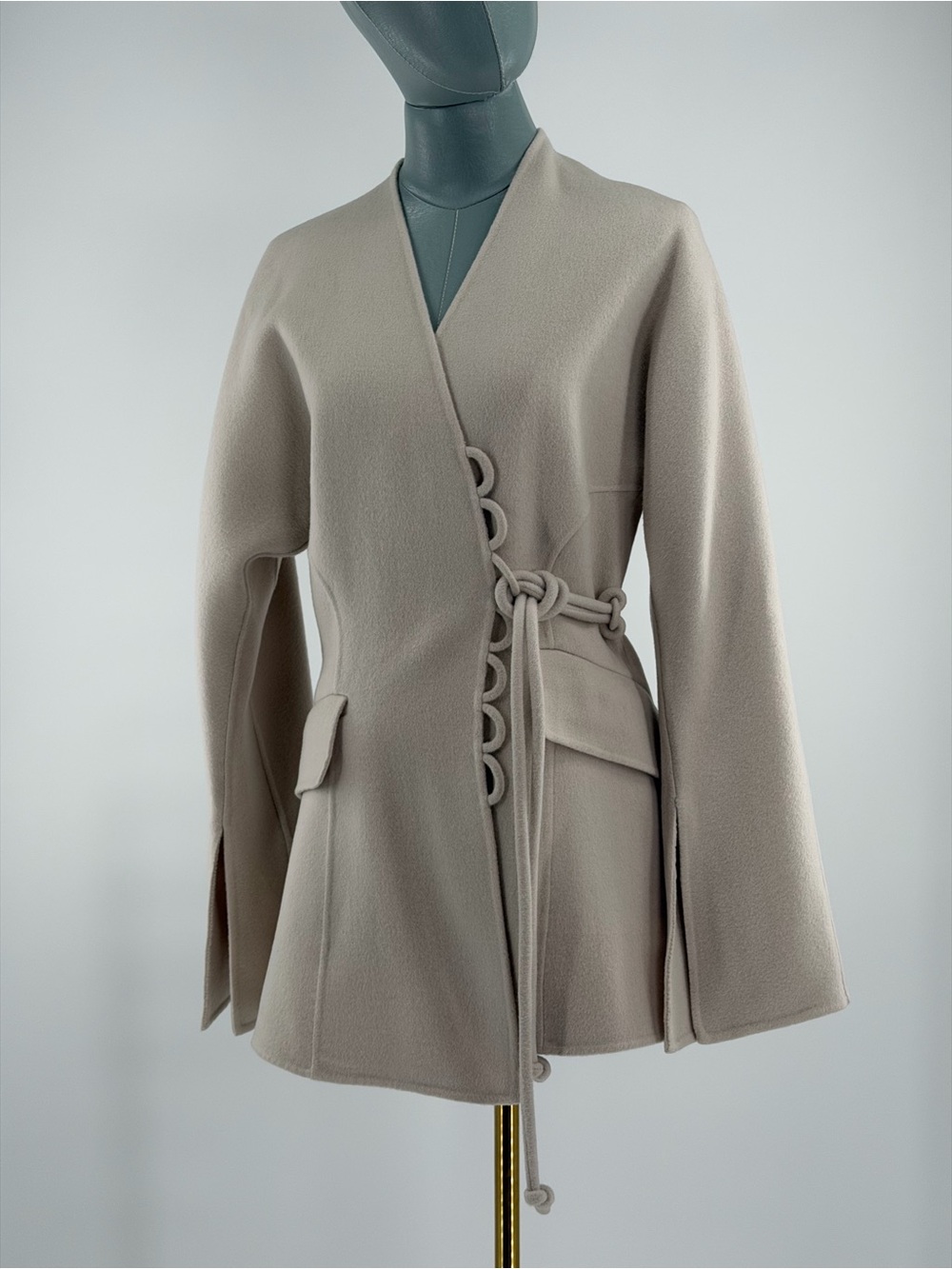 🆕 BY MALENE BIRGER 🧿 NWOT Lalou Wool Blazer, Cream - Sz EU 36 / Small - Picture 2 of 16